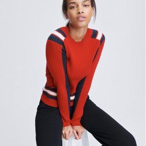 NWT Rag & Bone Julee Color Block Crew Neck Sweater